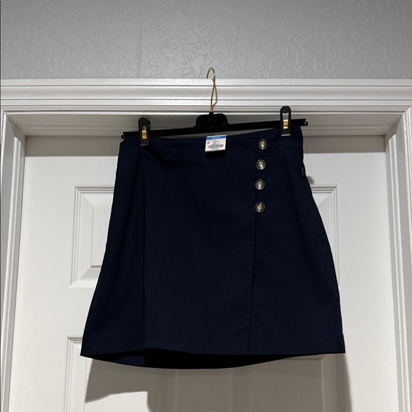 J. McLaughlin Pants - J. McLaughlin Navy Mini Skirt with Button Accents